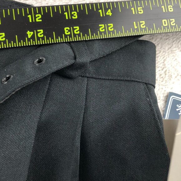 NWT Savion Womens Dress Pants Size 16 Black High Waisted Pleated Trouser Work - Picture 5 of 12